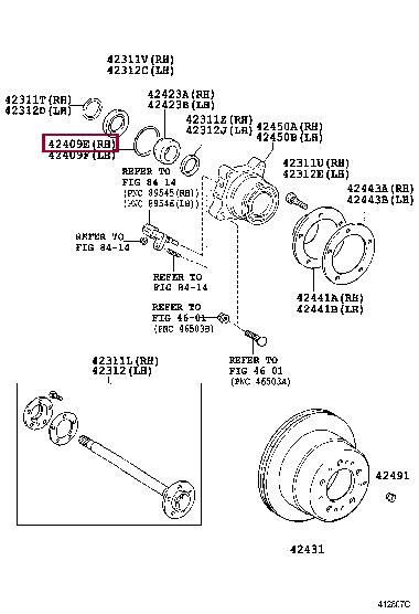 Locking Ring Toyota 90301-88004