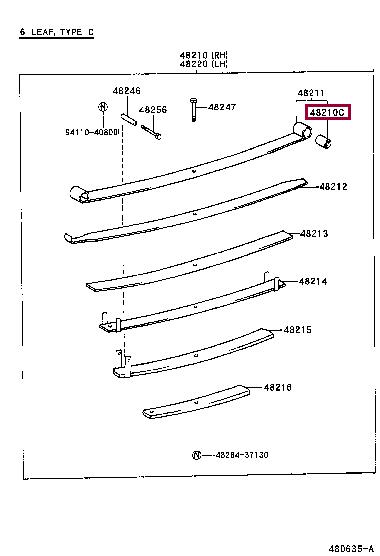 Toyota 90389-16013 Control Arm-/Trailing Arm Bush 9038916013