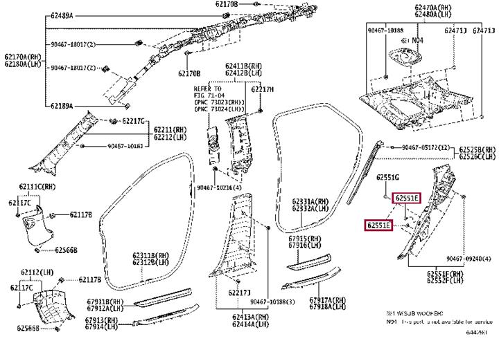 9046706202 Toyota Clip