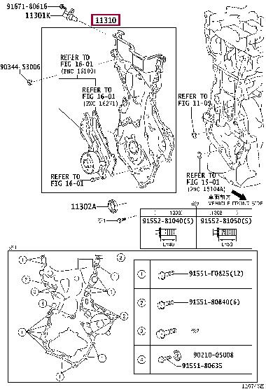 9155281050 Toyota Bolt