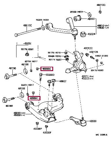 9413001602 Toyota Nut