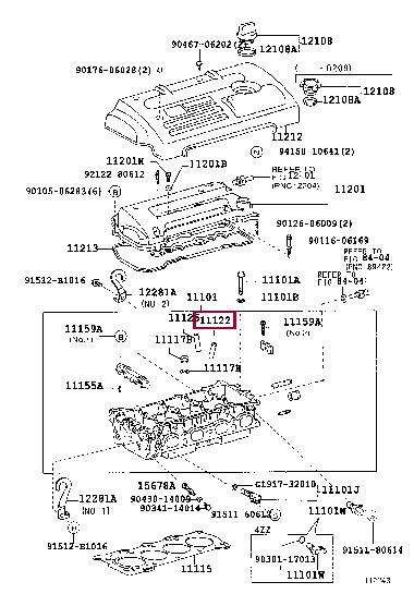 1112220020 Toyota Valve guide