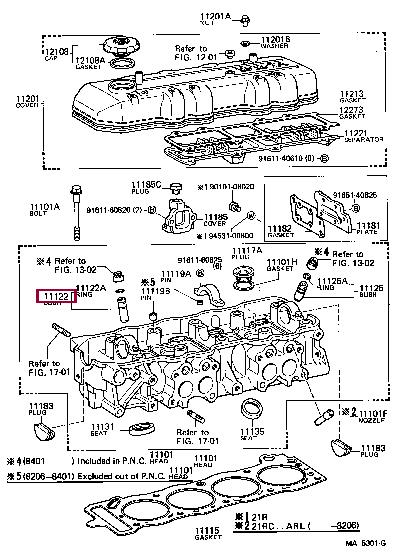 1112238021 Toyota Valve guide