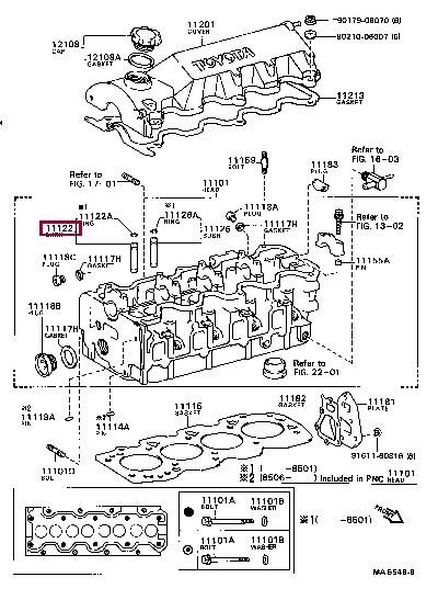 1112264010 Toyota Valve guide