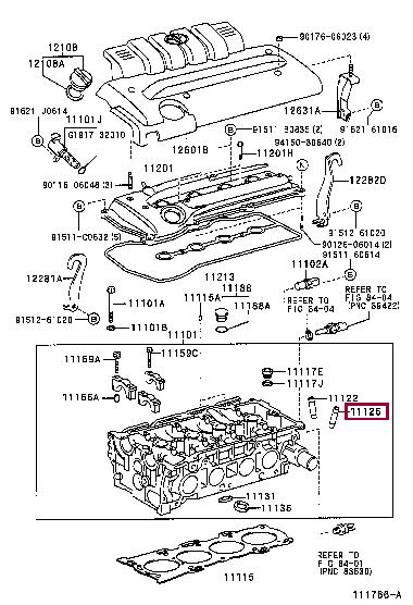 1112620020 Toyota Valve guide