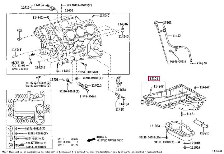 Toyota 12101-31071 Oil Pan 1210131071 1210131071 Toyota Oil Pan