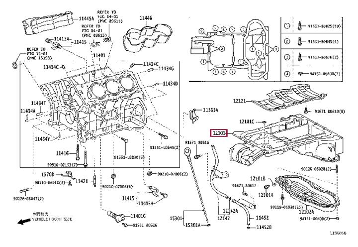 1210131101 Toyota Oil Pan