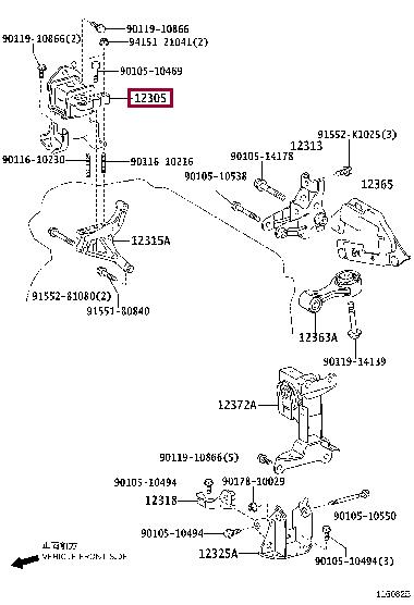 1230547051 Toyota Engine mount