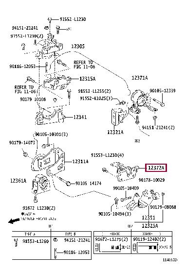 1237228280 Toyota Engine mount
