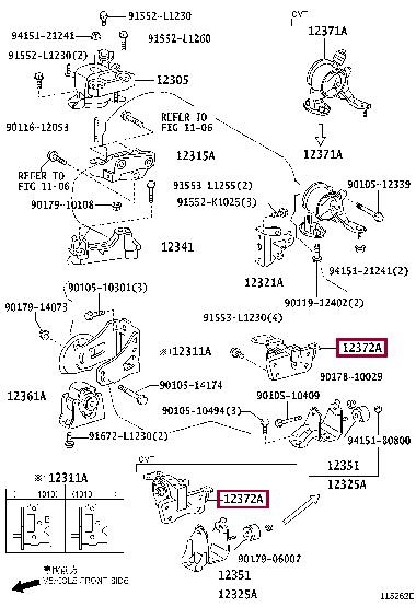1237228390 Toyota Engine mount