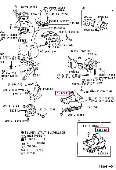 1237274470 Toyota Engine mount