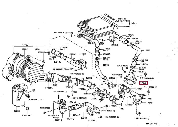 1785916010 Toyota Profiled gasket