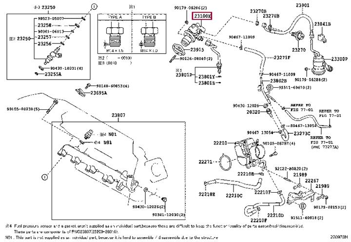 2310028034 Toyota Fuel pump