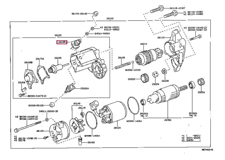 2822664370 Toyota Auto part