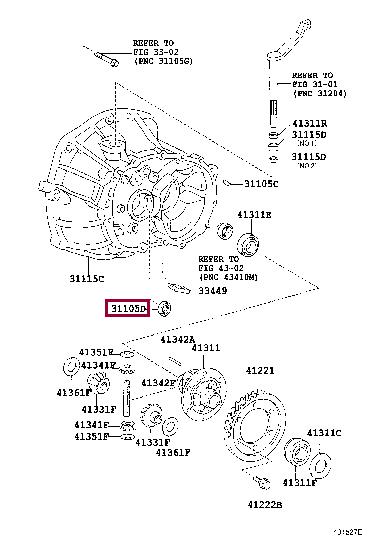 Toyota 90311-23009 Gearbox oil seal 9031123009