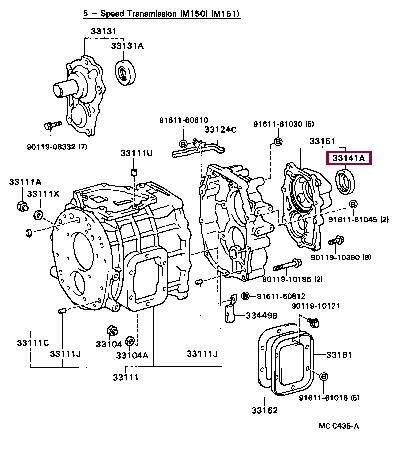 Toyota 90311-48011 Oil seal 9031148011 9031148011 Toyota Oil seal