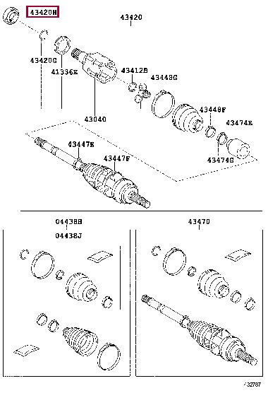 Toyota 90311-50026 Oil seal 9031150026