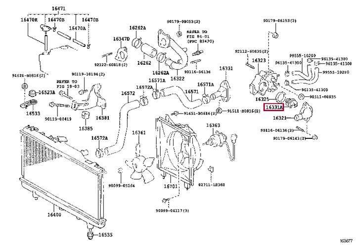 Toyota 90916-03115 Thermostat, coolant 9091603115