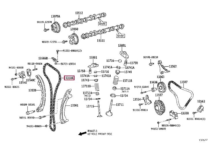 1350675070 Toyota Timing chain