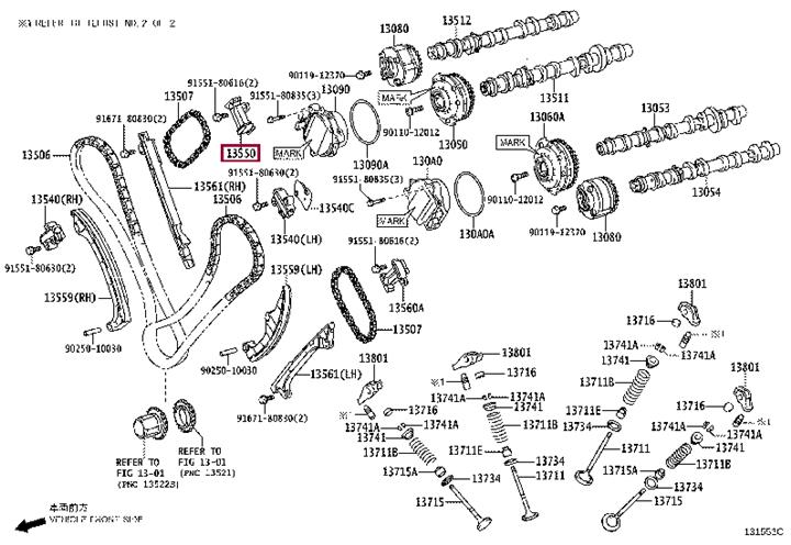 1355038020 Toyota Timing Chain Tensioner