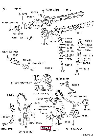 Buy Toyota 13554-75010 at a low price in United Arab Emirates!