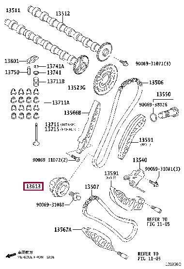 Toyota 13613-WA010 Auto part 13613WA010 13613WA010 Toyota Auto part