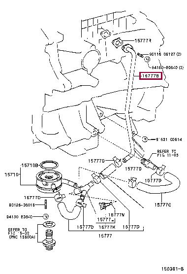 1627928010 Toyota Pipe branch