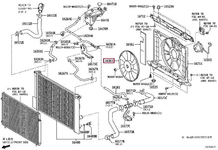 163610N040 Toyota Fan
