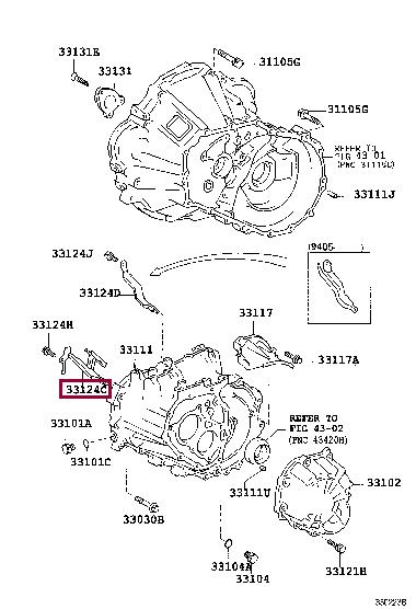 3312420050 Toyota Holder, dryer