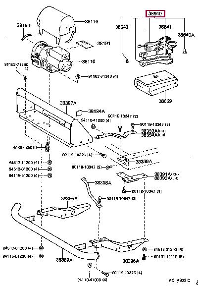 3864035010 Toyota Switch