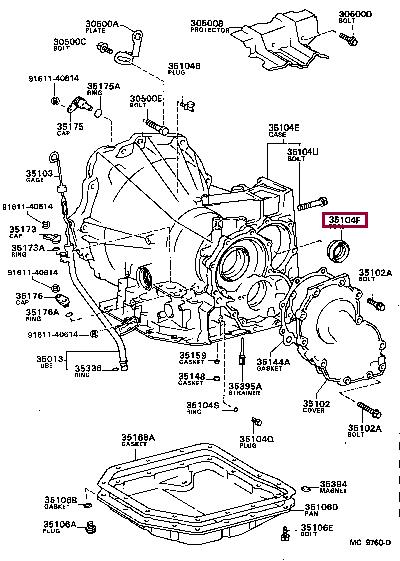 Toyota 90311-35019 O-ring 9031135019 9031135019 Toyota O-ring