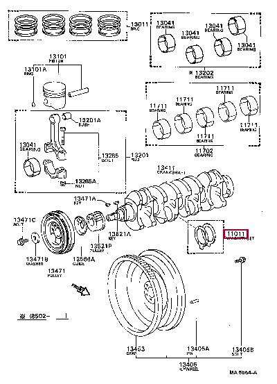 Buy Toyota 11011-64010 at a low price in United Arab Emirates!