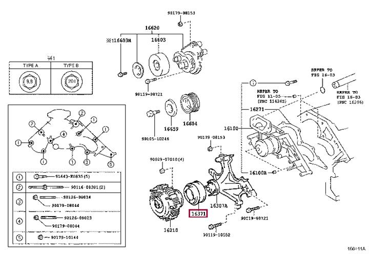 Toyota 16371-50040 Auto part 1637150040 1637150040 Toyota Auto part