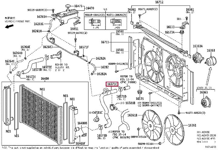 Buy Toyota 16571-28250 at a low price in United Arab Emirates!