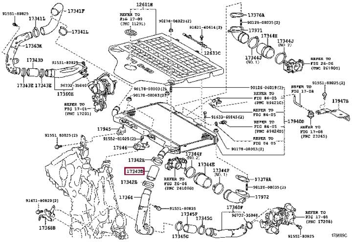 1734251010 Toyota Air duct