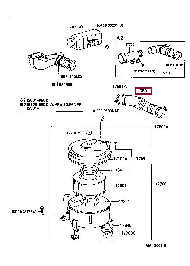 Buy Toyota 17881-17020 at a low price in United Arab Emirates!