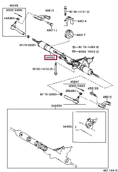 Toyota 44250-60060 Power Steering 4425060060