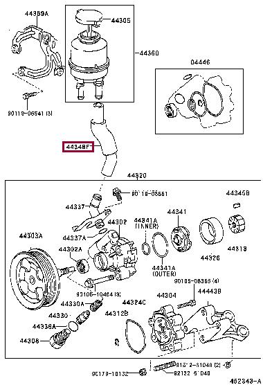 4434850020 Toyota Auto part