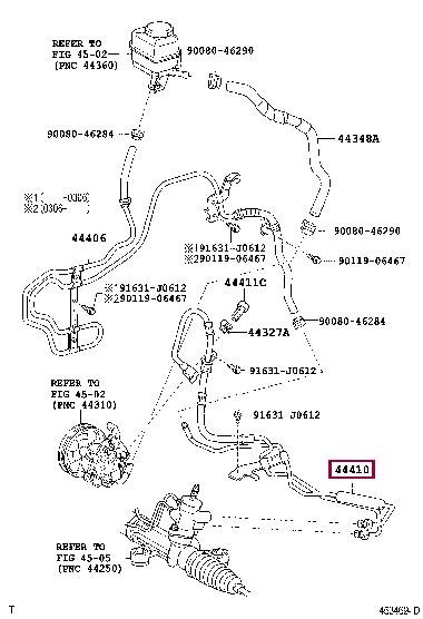 Toyota 44410-05240 Auto part 4441005240 4441005240 Toyota Auto part