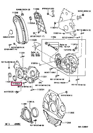 9031158006 Toyota Front crankshaft oil seal