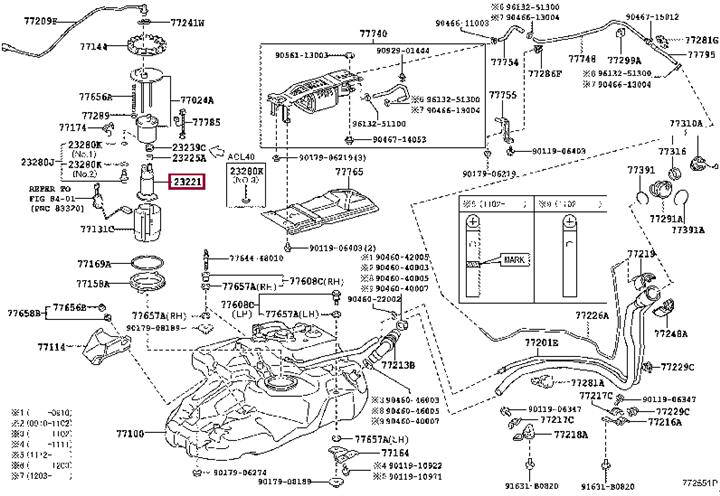 Toyota 23220-28181 Fuel pump 2322028181 2322028181 Toyota Fuel pump