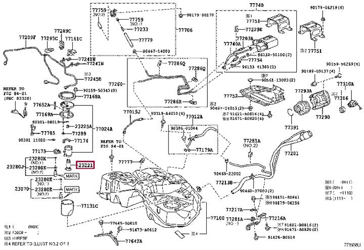 2322038030 Toyota Fuel pump