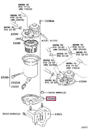 Buy Toyota 23368-51030 at a low price in United Arab Emirates!