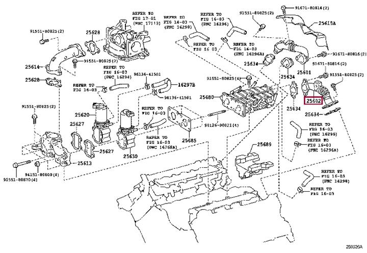 2561251020 Toyota Tube