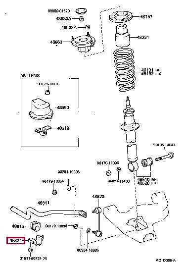 4882414060 Toyota Holder, dryer