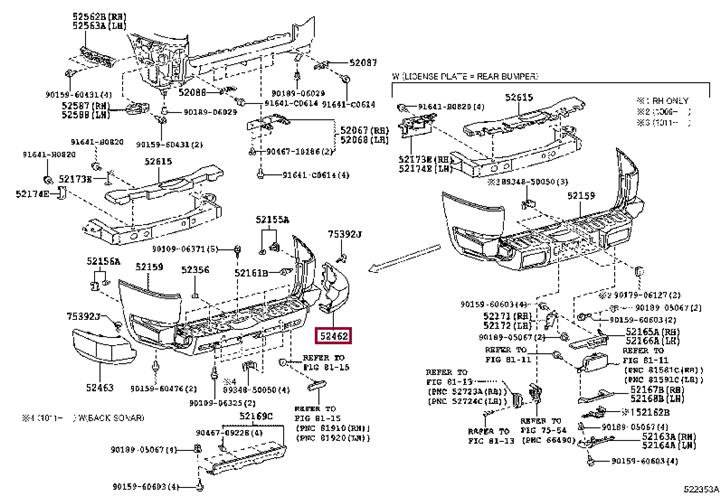 Buy Toyota 52462-35021 at a low price in United Arab Emirates!