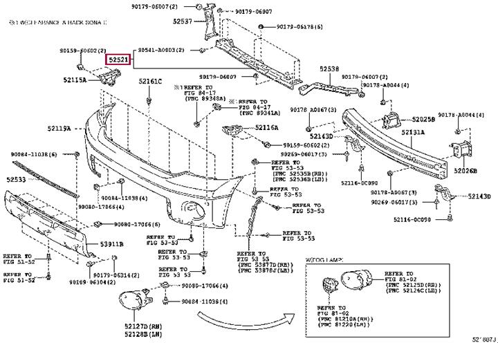 Buy Toyota 52506-0C050 at a low price in United Arab Emirates!