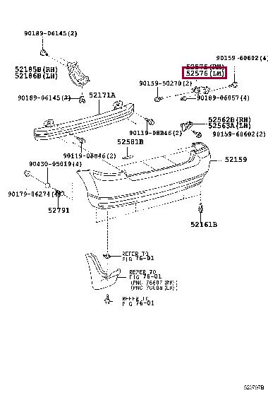 5257602060 Toyota Auto part