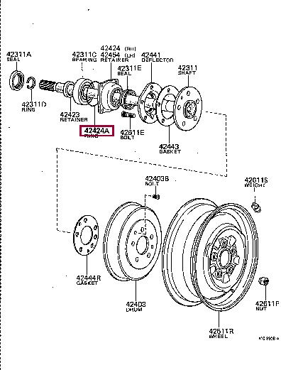 Toyota 90301-88077 Ring sealing 9030188077