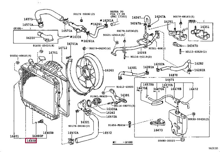 Engine cooling radiator Toyota Cressida: 1640065060 Toyota Engine cooling radiator